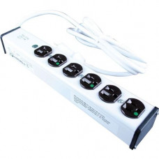 C2g 15ft Wiremold 6-Outlet Plug-In Center Unit Medical Grade Approved For Patient Care 4 Outlet Power Strip - 6 x AC Power - 15 ft Cord - 15 A Current - 120 V AC Voltage 16312