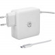 Manhattan Power Delivery Wall Charger with Built-in USB-C Cable - 60 W - 5 V DC, 9 V DC, 12 V DC, 15 V DC, 19 V DC, 20 V DC Output Voltage - 3 A Output Current - USB 180245