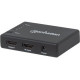 Manhattan 4K Compact 4-Port HDMI Splitter - 4K@30Hz - AC Powered - Black 207706