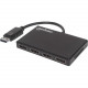 Manhattan DisplayPort to 4-Port DisplayPort Splitter Hub with MST - 3840 &#195;ÃÂÃÂ 2160 - DisplayPort - USB - Plastic 207737