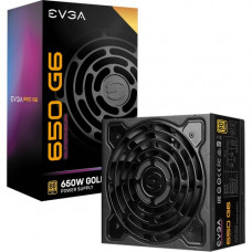 EVGA 650W Gold Switching Power Supply - Internal - 120 V AC, 230 V AC Input - 3.3VDC @ 24A, 5VDC @ 24A, 12VDC @ 54.1A, -12VDC @ 0.5A, 5VDC @ 3A Output - 650 W - 1 +12V Rails - 1 Fan(s) - 91% Efficiency 220-G6-0650-X1