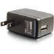 C2g USB Wall Charger - AC to USB Charger - 5V 2A Output - 120 V AC, 240 V AC Input Voltage - 5 V DC Output Voltage - 2.10 A Output Current""" 22335