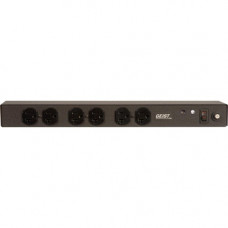 Vertiv Co Geist BRF060-1023TL 6-Outlets PDU - Basic - NEMA L5-20P - 6 x NEMA 5-20R - 120 V AC - 1U - Horizontal - Rack-mountable - TAA Compliance 27854