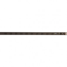 Vertiv Co Geist NSVAN100-102S20TL 10-Outlets PDU - Basic - NEMA L5-20P - 10 x NEMA 5-20R - 120 V AC - 0U - Vertical - Rack-mountable - TAA Compliance 28131