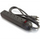 C2g 6-Outlet Power Strip with Surge Suppressor - 6 Receptacles - TAA Compliance 29300