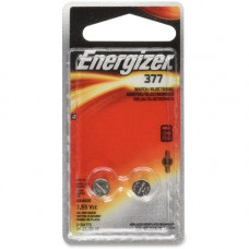 Energizer 377 Silver Oxide Button Battery, 2 Pack - For Multipurpose - SR66 - 1.6 V DC - 24 mAh - Silver Oxide - 2 / Pack - TAA Compliance 377BPZ2