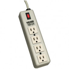 Tripp Lite Waber Industrial Power Strip 4 outlets 6&#39;&#39; Cord 5-15P - NEMA 5-15P - 4 NEMA 5-15R - 6ft 4SPDX