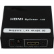 4XEM 2 Port HDMI 4K Splitter - 4096 x 2160 - 340 MHzMaximum Video Bandwidth - 82.02 ft Maximum Operating Distance - HDMI In - HDMI Out 4XHDMI24K2K