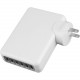 4XEM 6 Port USB Wall Charger - 120 V AC, 230 V AC Input Voltage - 5 V DC Output Voltage - 2.10 A Output Current 4XUSBCHARGER6