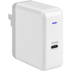 4XEM USB-C 30W Wall Charger - 120 V AC, 230 V AC Input - 5 V DC/3 A, 9 V DC, 12 V DC Output 4XUSBCPOWER30W