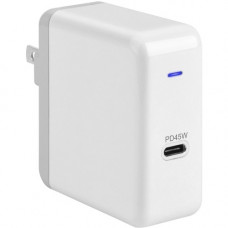 4XEM USB-C 45W Wall Charger - 120 V AC, 230 V AC Input - 5 V DC/3 A, 9 V DC, 12 V DC Output 4XUSBCPOWER45W