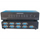 4XEM 8-Port VGA Splitter 350 MHz - 350 MHz to 350 MHz - 2048 x 1536 - 213 ft Maximum Operating Distance - VGA In - VGA Out 4XVGASP3508