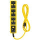Southwire Inorated Coleman Cable 6-Outlet Power Strip - 6 x AC Power - 6 ft Cord - 120 V AC Voltage - 1880 W - Yellow 5139N