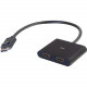 C2g 4K DisplayPort to HDMI Dual Monitor Splitter - DP to HDMI - 4K MST Hub - 3840 &#195;ÃÂÃÂ 2160 - DisplayPort - HDMI Out 54293