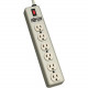 Tripp Lite Waber Power Strip Metal 5-15R 6 Outlet 5-15P 15&#39;&#39; Cord - NEMA 5-15P - 6 NEMA 5-15R - 15ft 6SPDX-15