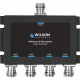 Wilson Cellular Signal Splitter 4 Way -6 dB w/N Female Connectors, 50 Ohm - 4-way, 1-way - 2.70 GHz - 700 MHz to 2.70 GHz 859981