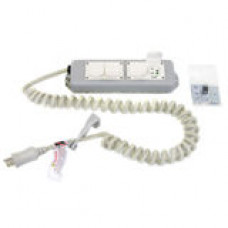 Ergotron 4-Outlets Medical Grade Power Strip - NEMA 5-15P - 4 NEMA 5-15R Hospital Grade - 8ft 97-466-214