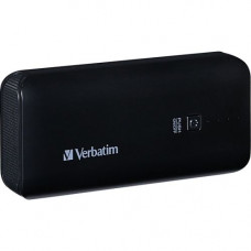 Verbatim Portable Power Pack, 4400mAh - Black - For iPod, iPhone, Mobile Phone, Bluetooth Headset, e-book Reader, USB Device, Wireless Keyboard - Lithium Ion (Li-Ion) - 4400 mAh - 1.10 A - 5 V DC Output - 5 V DC Input - 2 x - Black 99207