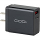 CODI Dual Wall Charger with USB-C & Quick Charge 3.0 - 120 V AC Input - 5 V DC/3 A Output A01050