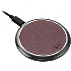 SIIG Premium Wireless Smartphone Charger Pad - Brown - 5 V DC, 9 V DC Input - Input connectors: USB AC-PW1K12-S1