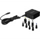 Aluratek Universal Power Adapter for Laptops / Chromebooks / Ultrabooks - 120 V AC, 230 V AC Input - 5 V DC/2 A Output ANPA02F