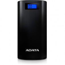 A-Data Technology  Adata P20000D Power Bank - For USB Device, Mobile Device, Smartphone, Tablet PC - Lithium Ion (Li-Ion) - 20000 mAh - 2.10 A - 5 V DC Output - 5 V DC Input - 3 x - Black AP20000D-DGT-5V-CBK