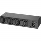 APC Basic Rack PDU AP6015A - Power distribution unit (rack-mountable) - AC 100/120/200/208/230/240 V - input: IEC 60320 C14 - output connectors: 8 (IEC 60320 C13) - 1U - black - for P/N: SMTL1000RMI2UC, SMX1000C, SMX1500RM2UC, SMX1500RM2UCNC, SMX750C, SMX