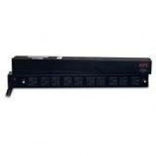 APC Basic Rack-Mount PDU - Power distribution strip (rack-mountable) - AC 100/120 V - input: NEMA L5-30 - output connectors: 10 (NEMA 5-20) - 19" - 12 ft cord - black - for P/N: SMTL1000RMI2UC, SMX1000C, SMX1500RM2UC, SMX1500RM2UCNC, SMX750C, SMX750C