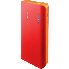 A-Data Technology  Adata PT100 Power Bank - For USB Device, iPad mini, Flashlight, iPhone, Smartphone, Tablet PC, Mobile Device - Lithium Ion (Li-Ion) - 10000 mAh - 2.10 A - 5 V DC Output - 5 V DC Input - 2 x - Red APT100-10000M-5V-CRDOR