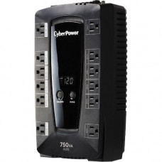 CyberPower Intelligent LCD Series AVRG750LCD 750VA 450W UPS - Compact - 8 Hour Recharge - 2 Minute Stand-by - 120 V AC Input - 120 V AC Output - 12 x NEMA 5-15R-ENERGY STAR; RoHS Compliance AVRG750LCD