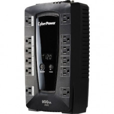 CyberPower Intelligent LCD Series AVRG900LCD 900VA 480W UPS - Compact - 8 Hour Recharge - 2 Minute Stand-by - 120 V AC Input - 120 V AC Output - 12 x NEMA 5-15R-ENERGY STAR; RoHS Compliance AVRG900LCD