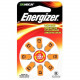 Energizer EZ Turn & Lock Size 13, 8-Pack, Orange - For Hearing Aid - 1.4 V DC - Zinc Air - 8 AZ13DP-8