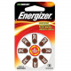 Energizer EZ Turn & Lock Size 312, 8-Pack, Brown - For Hearing Aid - 1.4 V DC - Zinc Air - 8 AZ312DP-8