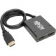 Tripp Lite 2-Port HDMI Splitter - UHD 4K, International AC Adapter - 3840 &#195;ÃÂÃÂ 2160 - 2 x HDMI Out - Gold Plated B118-002-UHDINT
