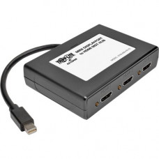 Tripp Lite 3-Port Mini DisplayPort to HDMI Multi Stream Transport Hub 4K x 2K - 3840 &#195;ÃÂÃÂ 2160 @ 24/30Hz- DisplayPort 1.2 - HDMI Out - TAA Compliance B155-003-HD-V2