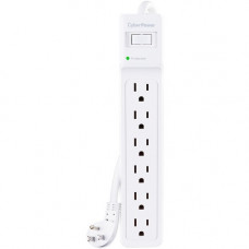 CyberPower Essential B615 6-Outlet Surge Suppressor/Protector - 6 x NEMA 5-15R - 1500 J - 120 V AC Input B615