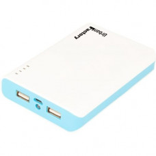 Urban Factory Emergency Battery - 8000mAh - 8000 mAh - 2.10 A - 5 V DC Output - 5 V DC Input - 2 x - Blue, White BBA08UF