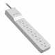 Belkin Home/Office BE106000-10 6-Outlets Surge Suppressor - 6 - 1875 VA - 700 J - 120 V AC Input - 120 V AC Output BE106000-10