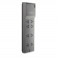 Belkin 8-Outlet 3240 Joules SurgeMaster - 8 - 3550 J - 125 V AC Input - Cable Modem/DSL/Fax/Phone - TAA Compliance BE108200-06