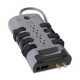 Belkin 12-Outlet Prof. 4320 Joules SurgeMaster - 12 x AC Power - 4320 J - Phone, Coaxial Cable Line - TAA Compliance BP112230-08