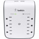 Belkin SurgePlus USB Wall Mount (10 Watts, Combined) - 2 x USB, 6 x AC Power - 900 J - USB BSV602TT