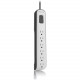 Belkin Essential BV106000-04 6-Outlets Surge Suppressor - 6 Receptacle(s) - 1875 VA - 630 J - 125 V AC Input - 125 V AC Output BV106000-04