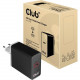 Club 3d USB Type C Power Charger Up to 27W - 3 V DC/3 A, 9 V DC, 11 V DC Output CAC-1901