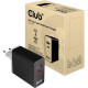 Club 3d USB Type A and C Dual Power Charger up to 60W - 5 V DC/3 A, 12 V DC, 9 V DC, 15 V DC, 20 V DC Output CAC-1902