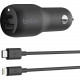 Belkin BOOST&uarr;CHARGE Auto Adapter - 12 V DC Input - Black CCB003BT04BK