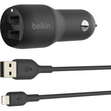 Belkin BOOST&uarr;CHARGE Auto Adapter - 5 V DC/4.80 A Output CCD001BT1MBK