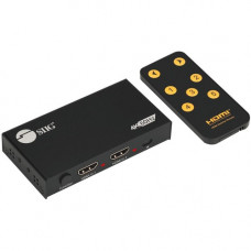 SIIG 2 Port HDMI 2.0 4K HDR Splitter / Switcher - EDID Management & Firmware Update CE-H26D11-S1