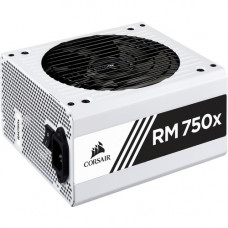 Corsair RMx White Series RM750x - 750 Watt 80 PLUS Gold Certified Fully Modular PSU - ATX12V/EPS12V - 120 V DC, 230 V DC Input Voltage - 12 V DC, 3.3 V DC, 5 V DC, 5 V DC, 12 V DC Output Voltage - 1 Fans - Internal - Modular - 90% Efficiency - 750 W CP-90