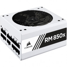 Corsair RMx White Series RM850x - 850 Watt 80 PLUS Gold Certified Fully Modular PSU - ATX12V/EPS12V - 120 V AC, 230 V AC Input Voltage - 12 V DC, 3.3 V DC, 5 V DC, 5 V DC, 12 V DC Output Voltage - 1 Fans - Internal - Modular - 90% Efficiency - 850 W CP-90