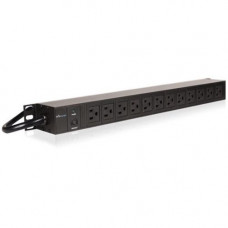 Istarusa Claypower 12 Outlets Power Distribution Unit - NEMA 5-15P - 12 x NEMA 5-15R - 0U - Vertical - Rack Mount CP-PD012